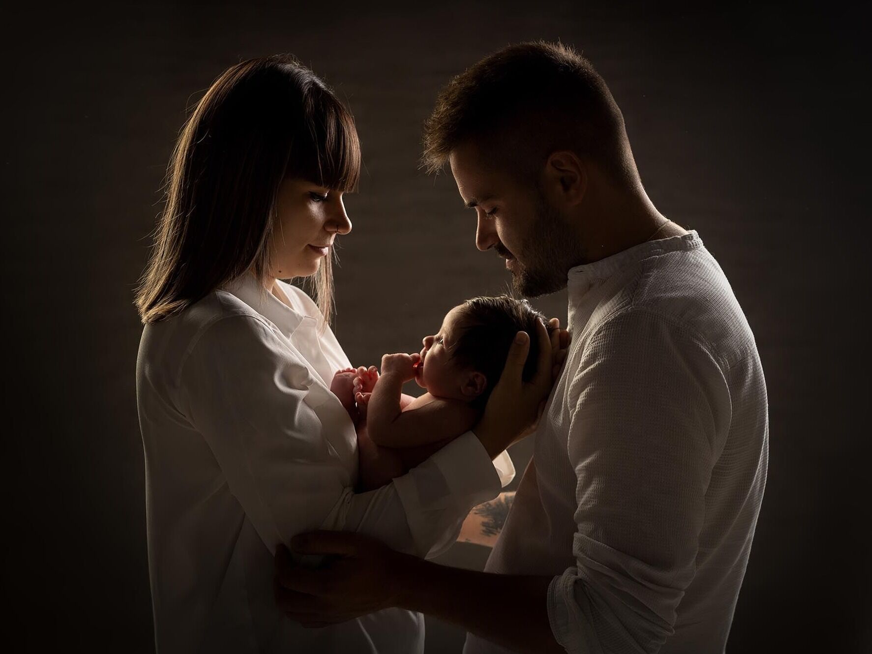 Newborn en familia Sesión de recién nacido en familia